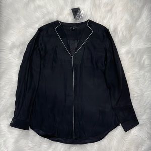 NWT anthony thomas melillo ATM AW5088 silk shirt s